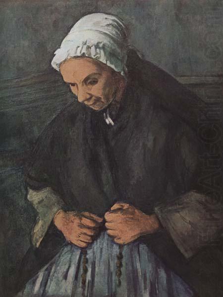 Old Woman with a Rosary, Paul Cezanne
